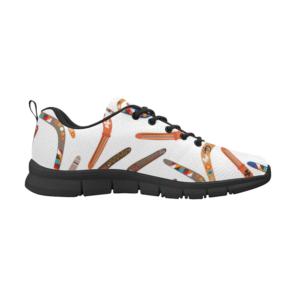 Boomerang Australian aboriginal ornament pattern Men's Sneaker Shoes