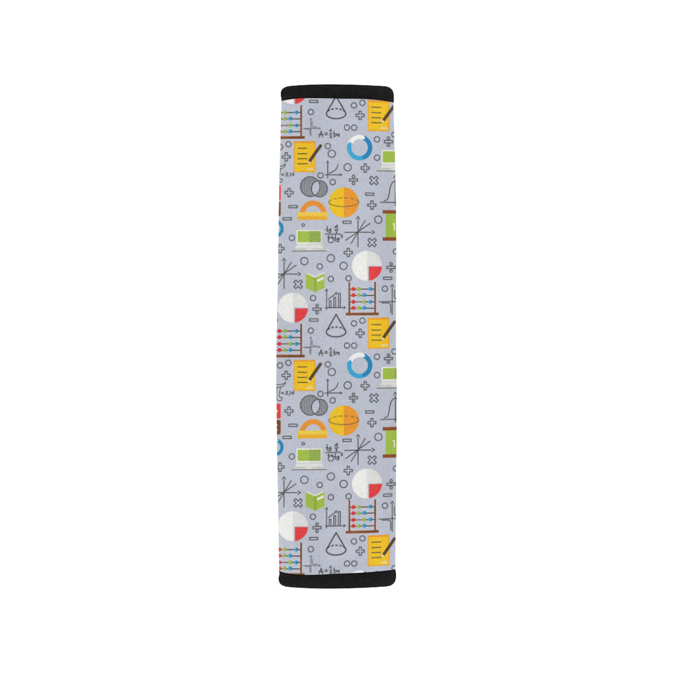 Math Pattern Print Design 04 Car Seat Belt Cover