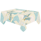 Bonsai bamboo stork japanese pattern cream theme Tablecloth
