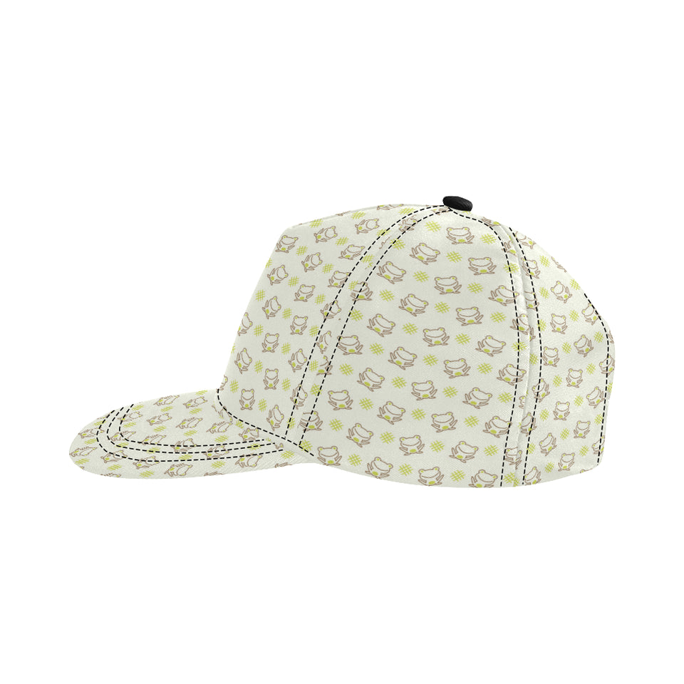 Cute cartoon frog baby pattern All Over Print Snapback Cap