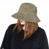 arabic star gold pattern Unisex Bucket Hat