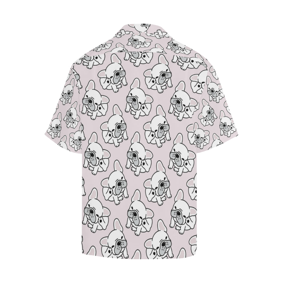 Cute french bulldog pattern Men's All Over Print Hawaiian Shirt