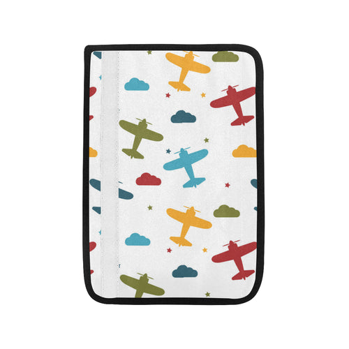 Airplane star cloud colorful Car Seat Belt Cover