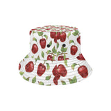 Red apples pattern Unisex Bucket Hat