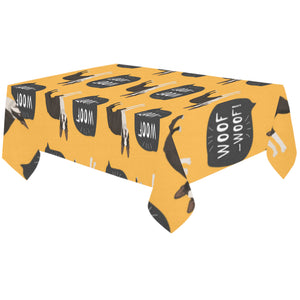 Boston terrier design pattern Tablecloth