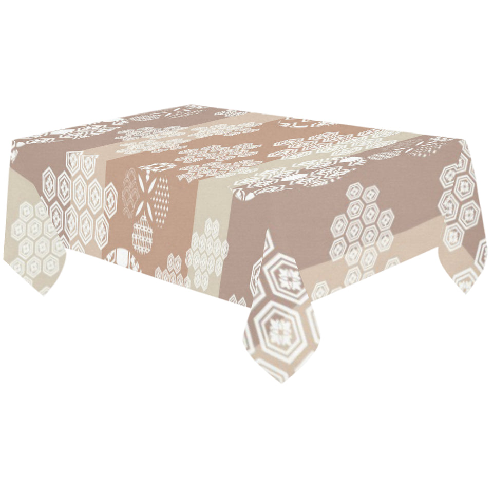 Beautiful hexagon japanese pattern Tablecloth