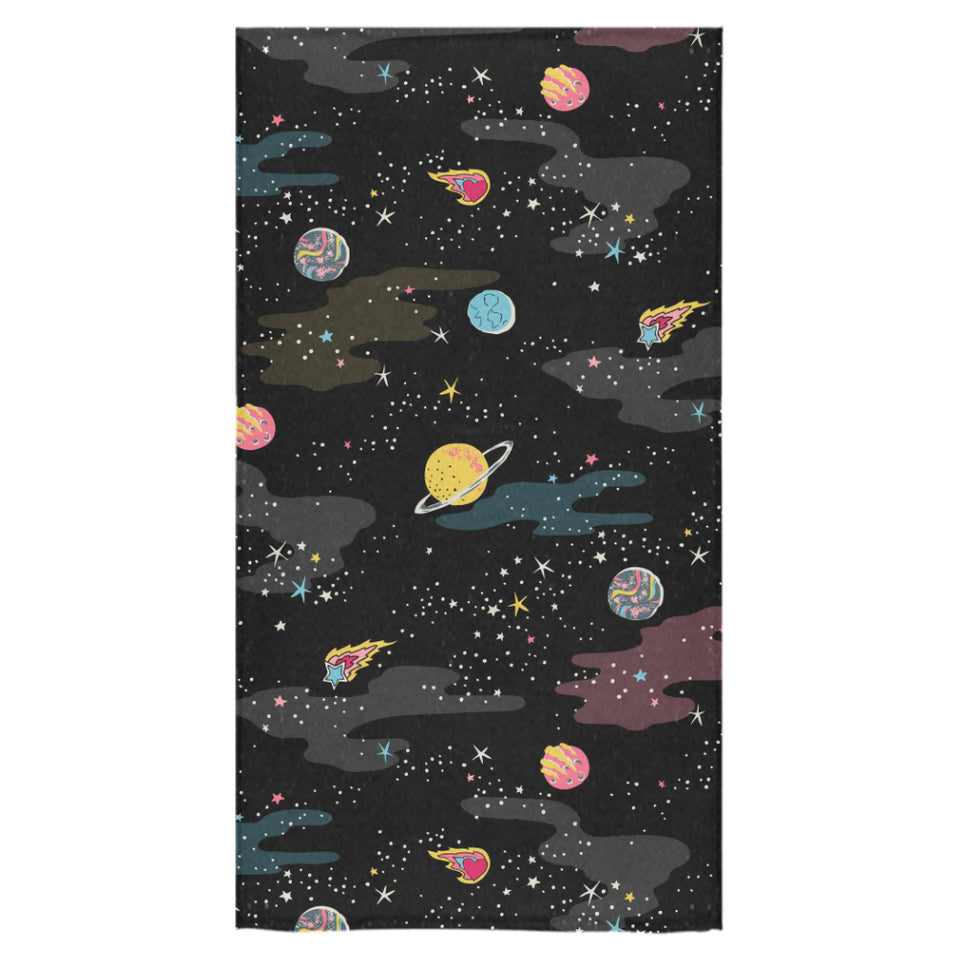 space pattern Bath Towel