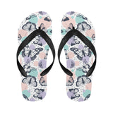 Butterfly pattern Unisex Flip Flops