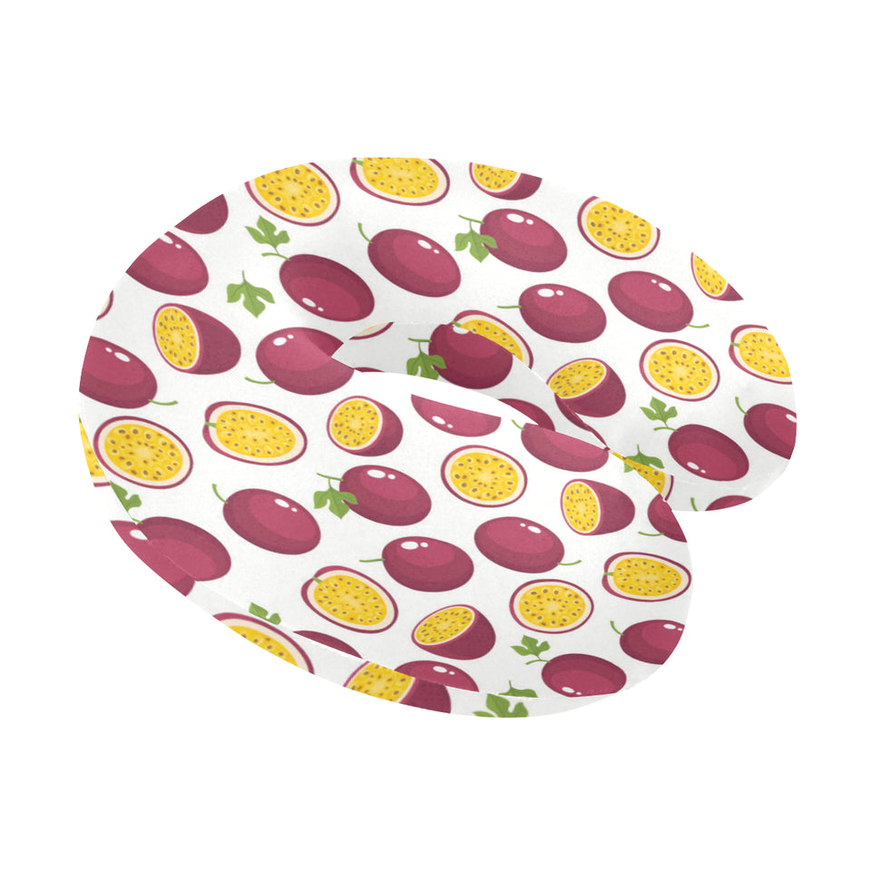 Passion fruit design pattern U-Shaped Travel Neck Pillow