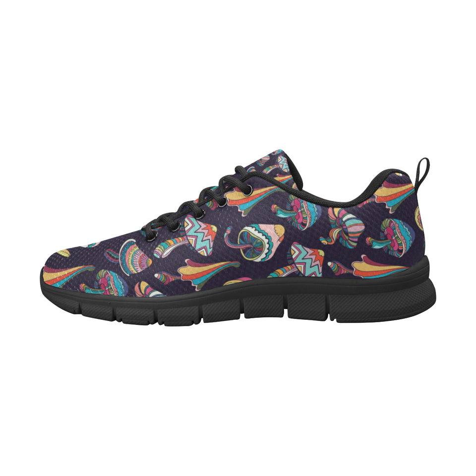 Colorful mushroom pattern Women's Sneaker Shoes