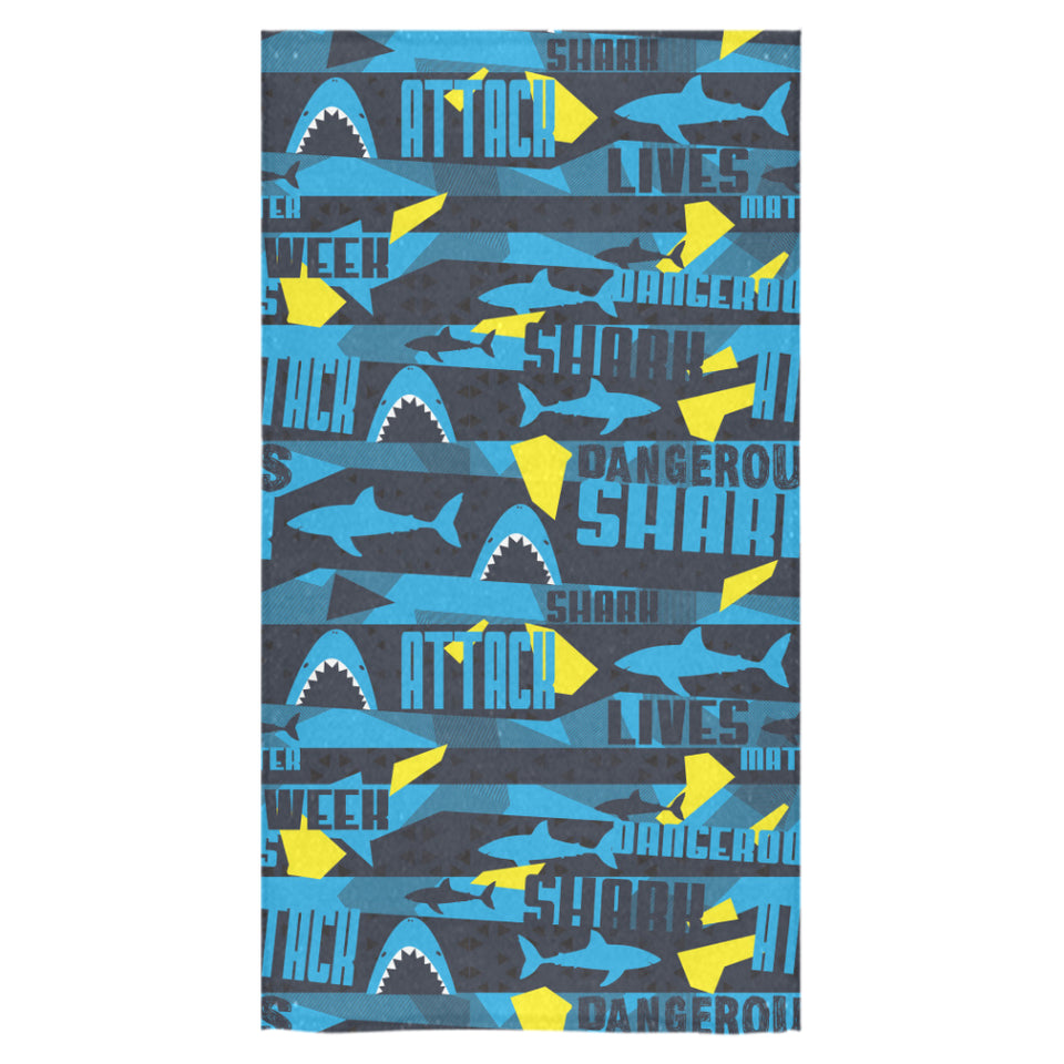 Shark dangerous Bath Towel