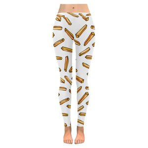 French fries potato pattern Women's Legging Fulfilled In US