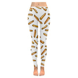 French fries potato pattern Women's Legging Fulfilled In US