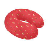 strawberry texture skin pattern U-Shaped Travel Neck Pillow