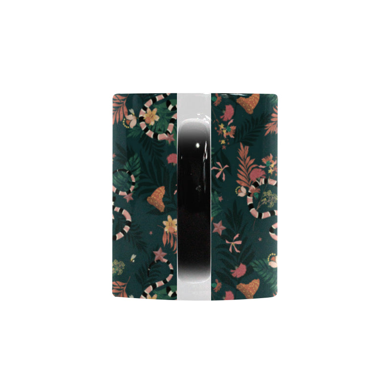 Snake forest pattern Morphing Mug Heat Changing Mug