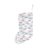 Helicopter plane pattern Christmas Stocking