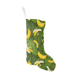Banana Palm Leaves pattern Christmas Stocking