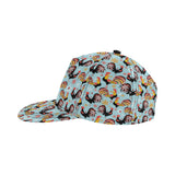 Rooster chicken cock snowfalke All Over Print Snapback Cap