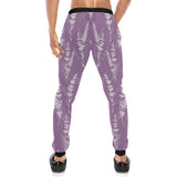 Lavender flowers purple pattern Unisex Casual Sweatpants