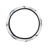Swallow Pattern Print Design 05 Car Steering Wheel Cover