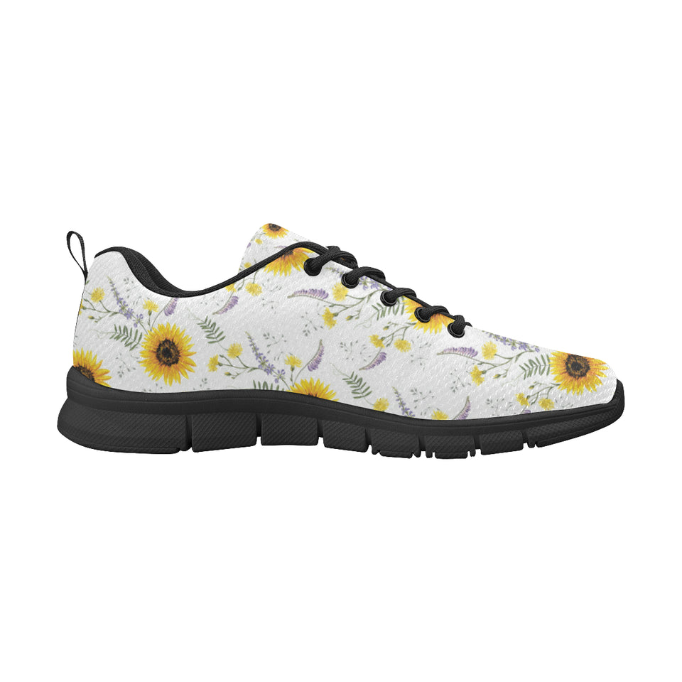 beautiful sunflowers pattern Women's Sneaker Shoes