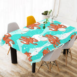 Octopuses sea wave background Tablecloth