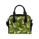 Banana Palm Leaves pattern Shoulder Handbag
