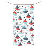 Cute color paper sailboat pattern Bath Towel