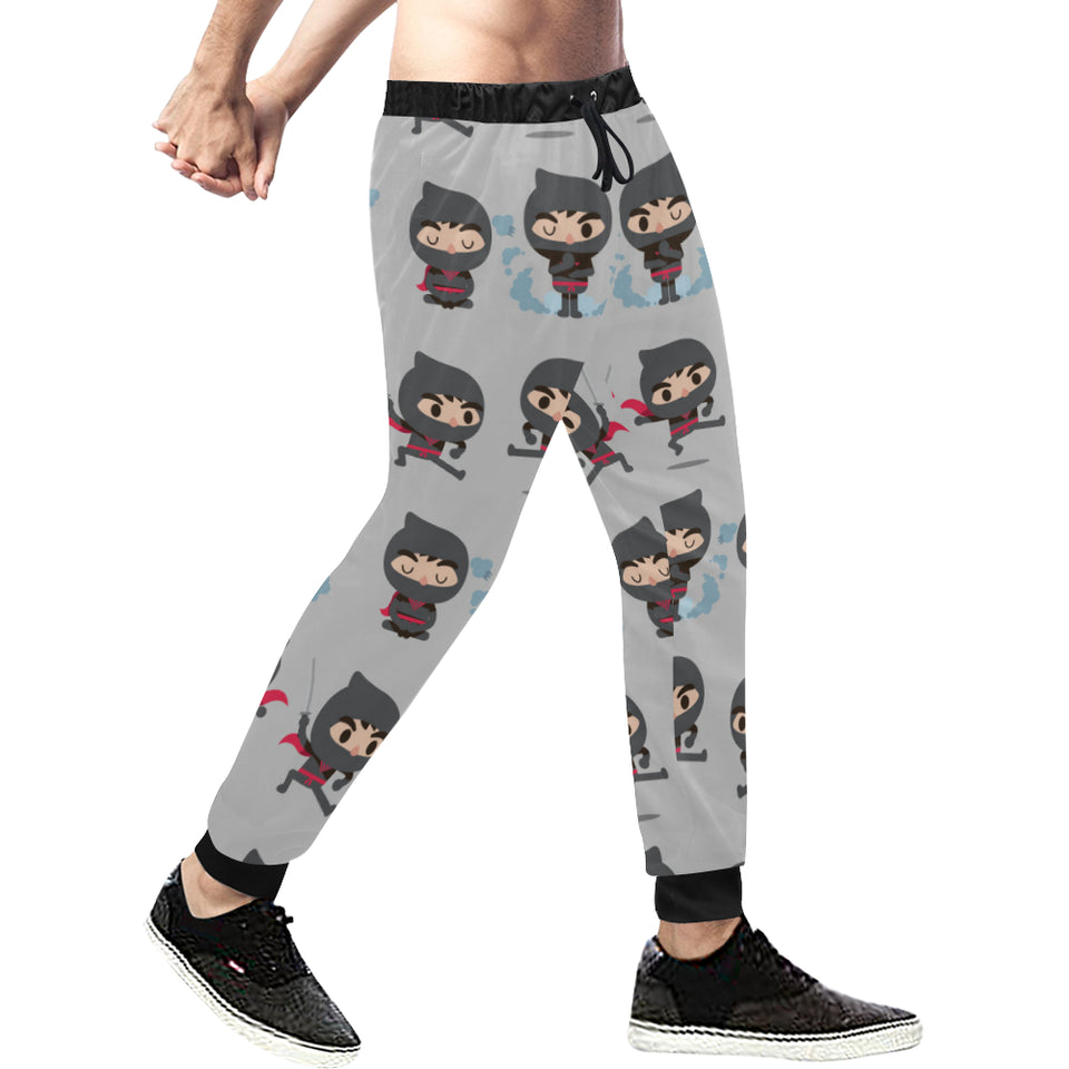 Cute ninja pattern Unisex Casual Sweatpants
