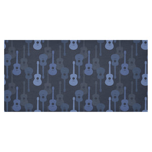 Blue Theme guitar pattern Tablecloth
