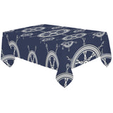 nautical steering wheel design pattern Tablecloth
