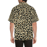 Leopard print design pattern Men's All Over Print Hawaiian Shirt