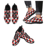 Dice Pattern Print Design 02 Men's Breathable Sneakers ( Model 055)