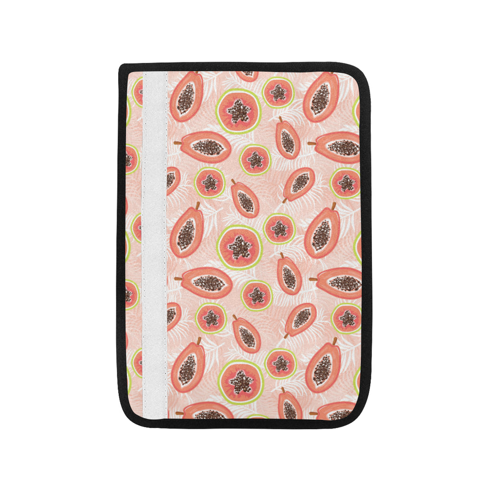 papaya leaves pattern Car Seat Belt Cover