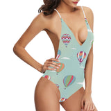 Hot Air Balloon design Pattern Women's One-Piece Swimsuit