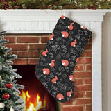 fox sleeping fox pattern Christmas Stocking