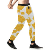 Cheese slice pattern Unisex Casual Sweatpants
