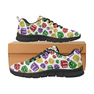 Dice Pattern Print Design 03 Men's Breathable Sneakers ( Model 055)