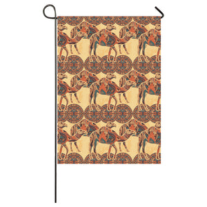 Camel polynesian tribal design pattern House Flag Garden Flag