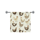 Cute rooster chicken cock Bath Towel