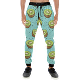 Kiwi blue background Unisex Casual Sweatpants