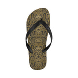 Snake skin pattern Unisex Flip Flops