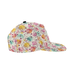 Clock butterfly pattern All Over Print Snapback Cap