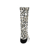 Leopard skin print pattern Crew Socks