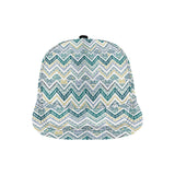 zigzag  chevron paint design pattern All Over Print Snapback Cap