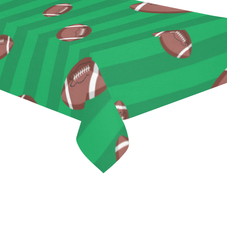 American football ball field background Tablecloth