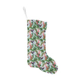 Hummingbird Pattern Print Design 05 Christmas Stocking
