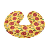 Pizza texture pattern U-Shaped Travel Neck Pillow