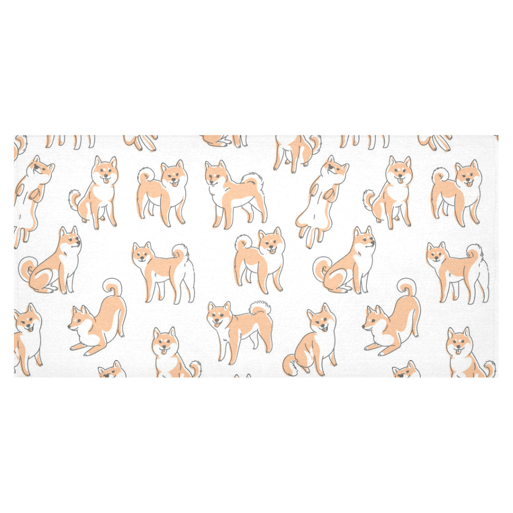 shiba inu dog pattern Tablecloth