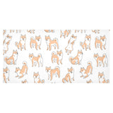 shiba inu dog pattern Tablecloth